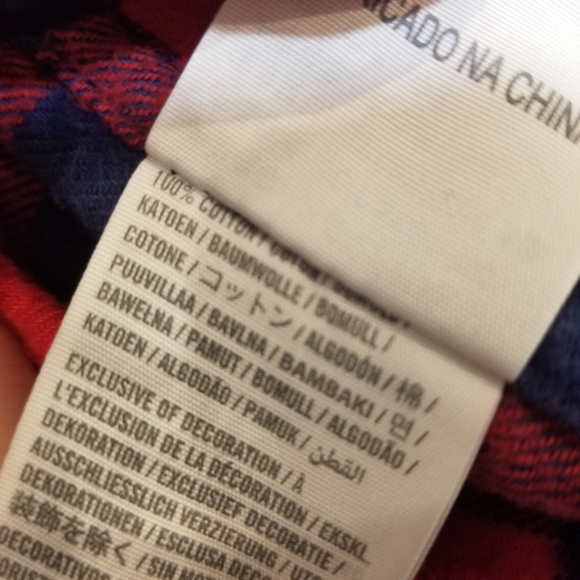 Hollister Red Plaid Flannel Shirt - Picture 4 of 7